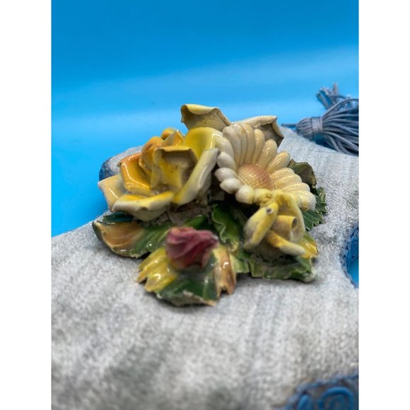 Vintage Italian Porcelain Capodimonte Plaque - Picture 10 of 10